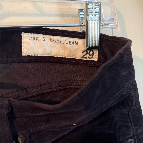 Rag & Bone Skinny Black/Charcoal Corduroy Pants size 29 - Picture 5 of 10